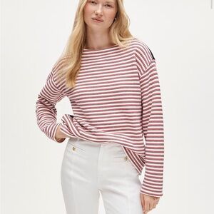 NWT Heritage Terry Striped sweatshirt